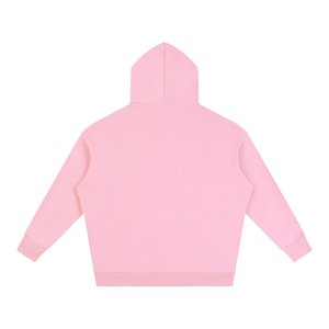 Pink hoodie on a white background