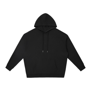 Black hoodie on a white background