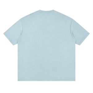 Light blue t-shirt on a white background