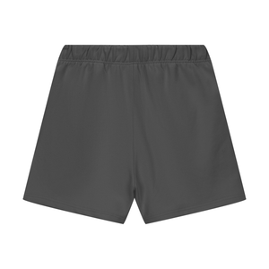 Dark gray shorts on a white background