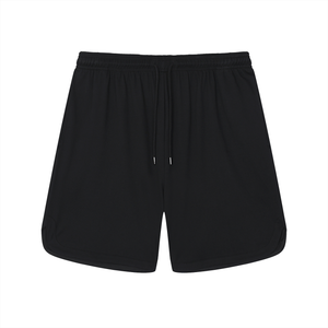 Black shorts on a white background