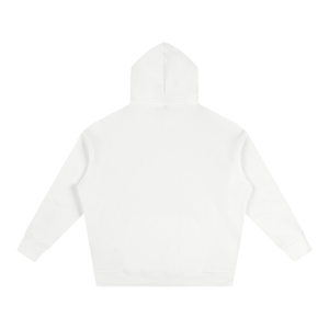 White hoodie on a white background