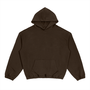Brown hoodie on a white background