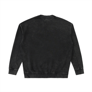 Black sweatshirt on a white background