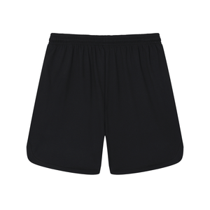 Black shorts on a white background