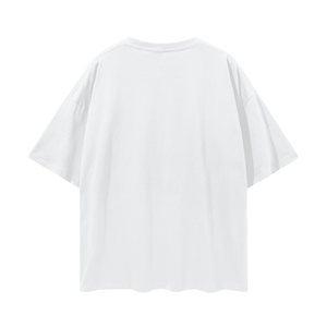 White t-shirt on a white background