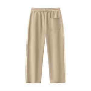 Beige sweatpants on a white background