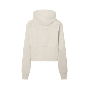 Beige hoodie on a white background