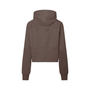 Brown hoodie on a white background