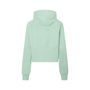 Light green hoodie on a white background