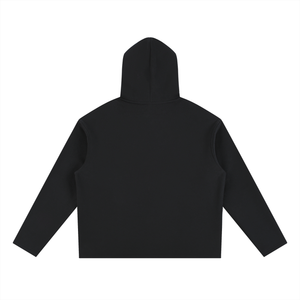 Black hoodie on a white background