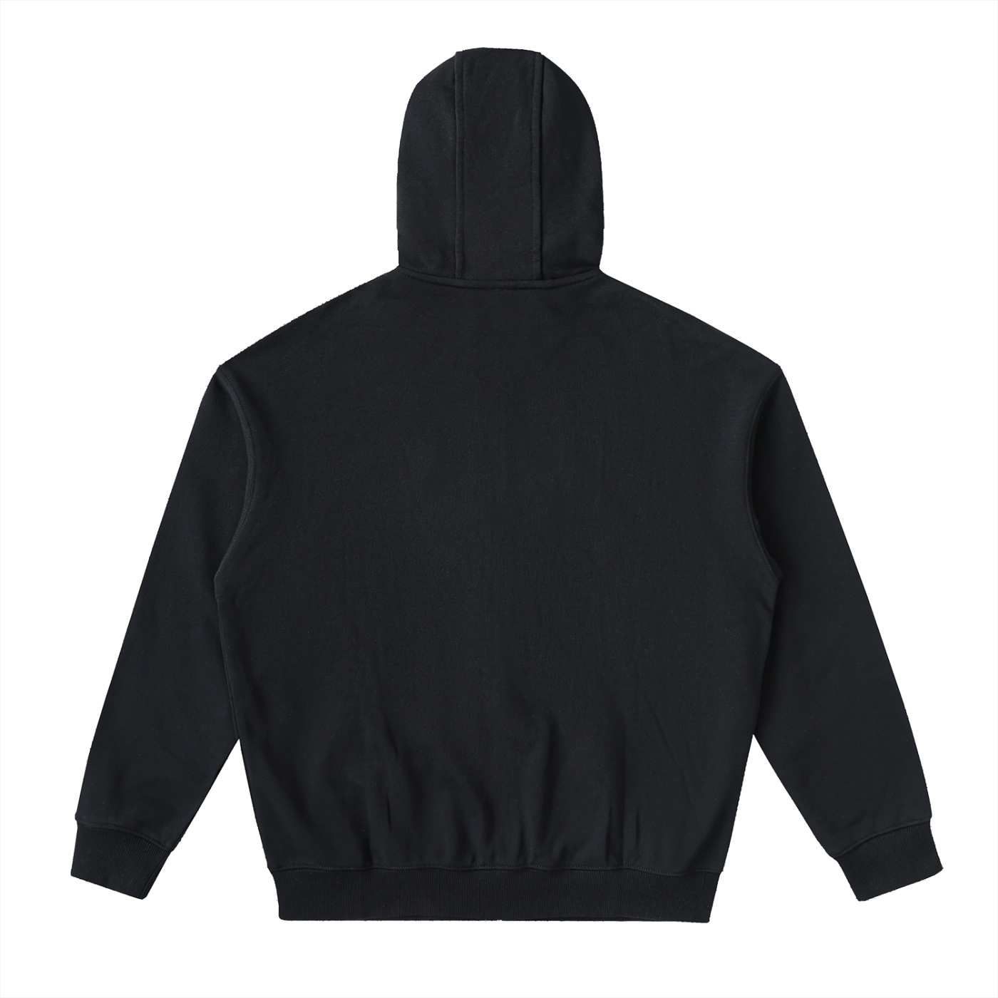 Black hoodie on a white background