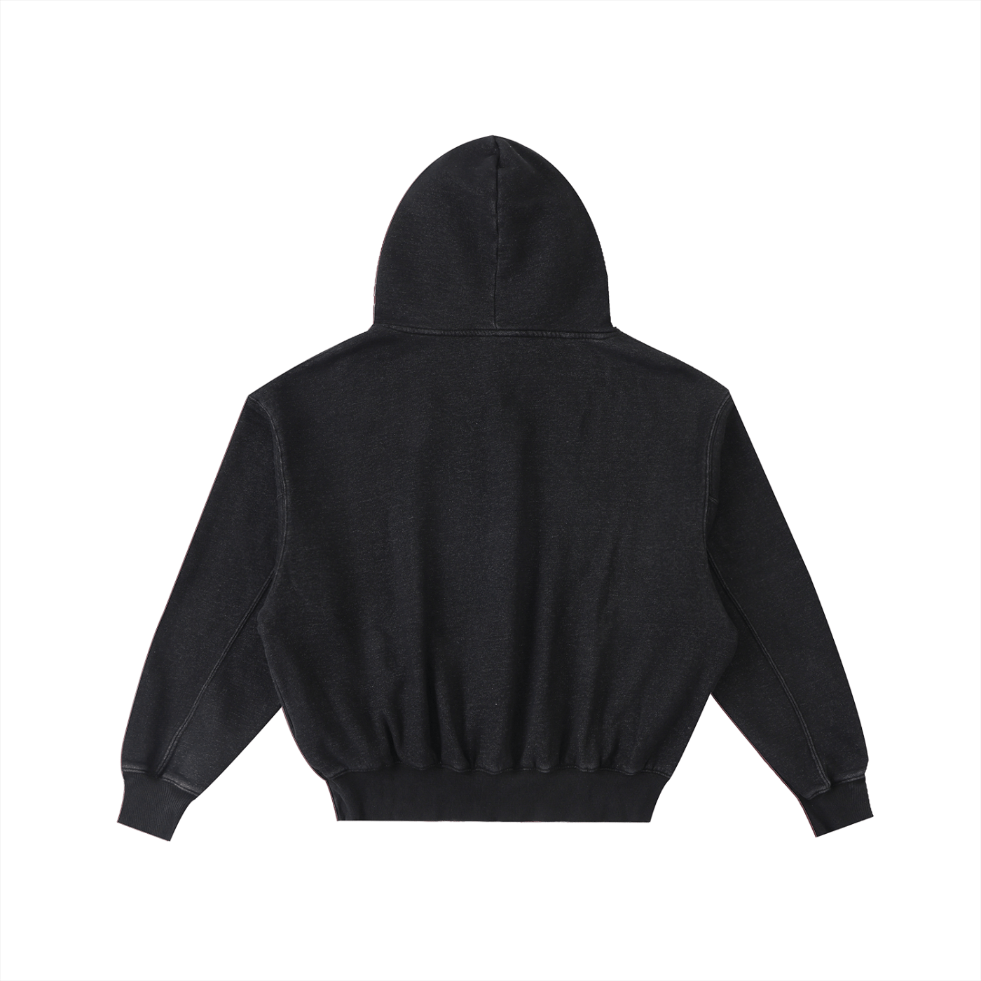 Black hoodie on a white background
