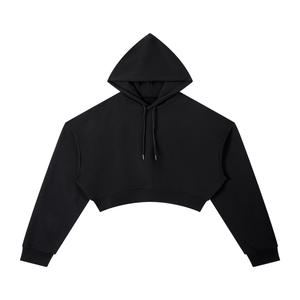 Black hoodie on a white background