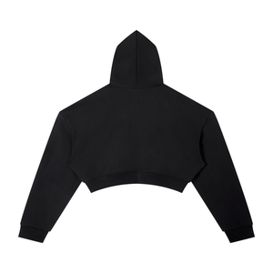 Black hoodie on a white background