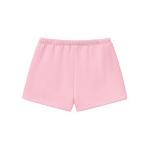 Pink shorts on a white background