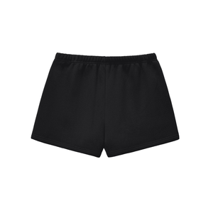 Black shorts on a white background