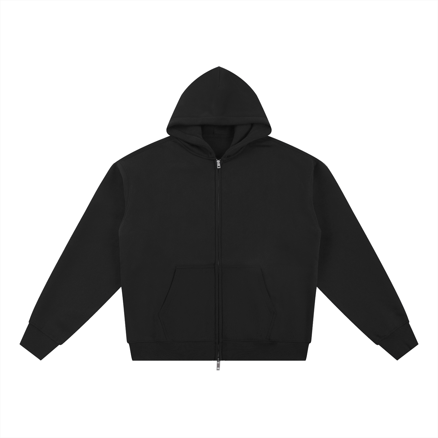 Black hoodie on a white background