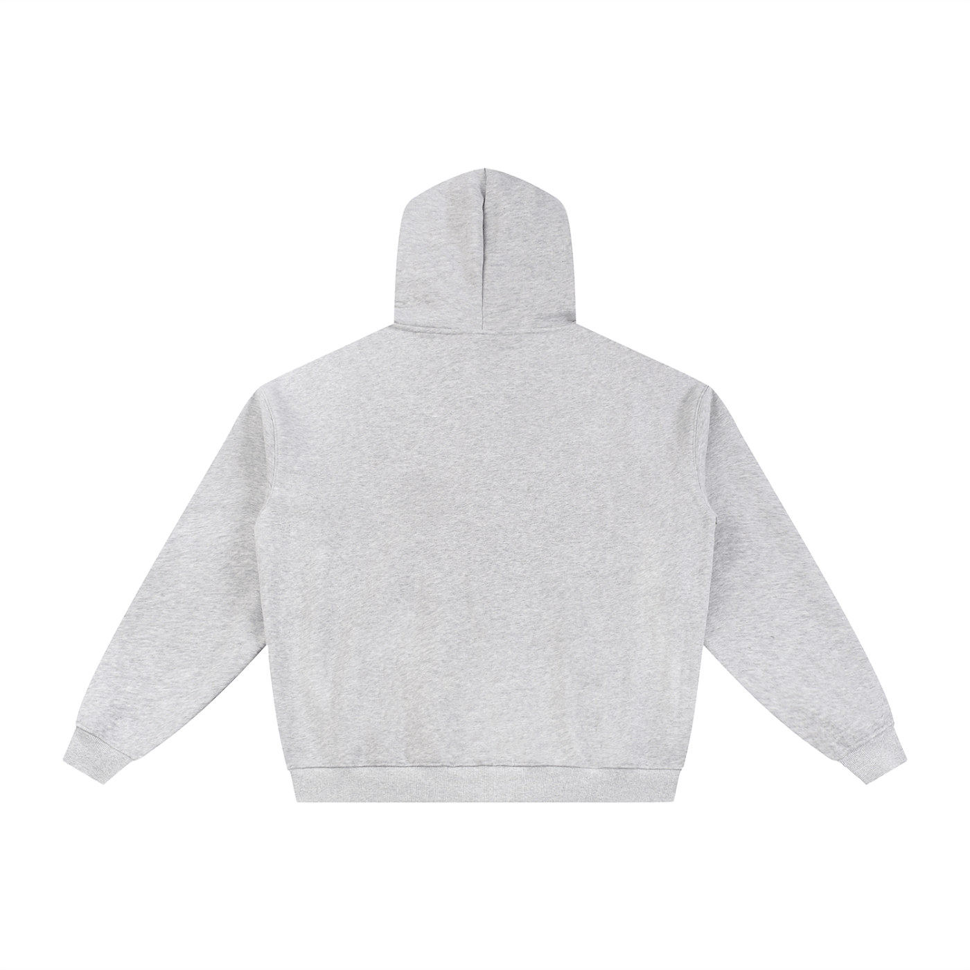 Gray hoodie on a white background