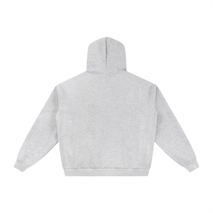 Gray hoodie on a white background