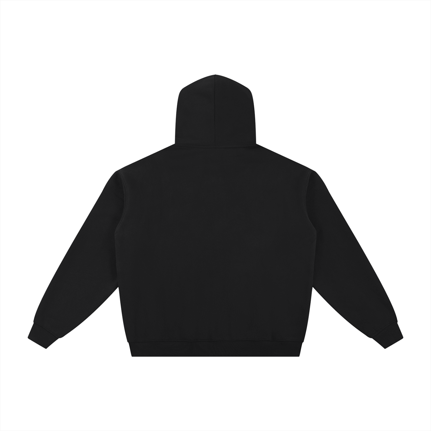Black hoodie on a white background