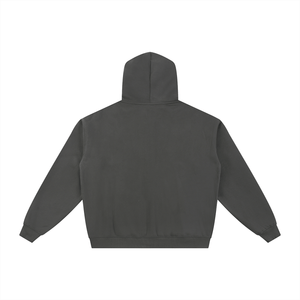 Dark gray hoodie on a white background