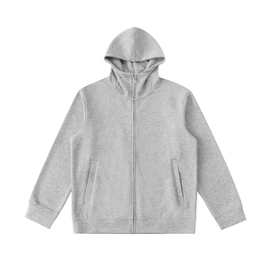 Gray hoodie on a white background