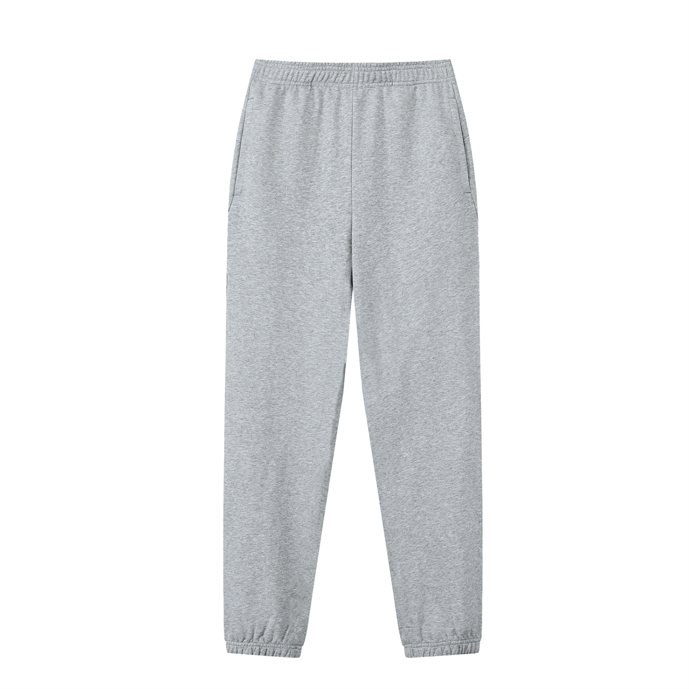 Gray sweatpants on a white background