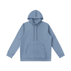 Blue hoodie on a white background