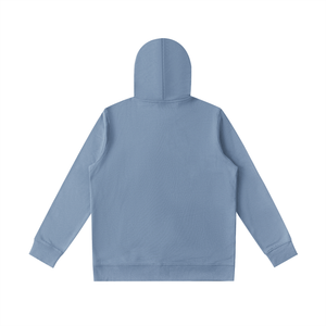 Blue hoodie on a white background