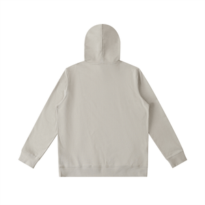 Beige hoodie on a white background