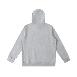 Gray hoodie on a white background
