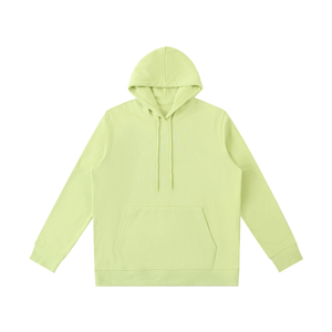 Light green hoodie on a white background