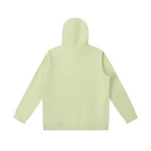 Light green hoodie on a white background