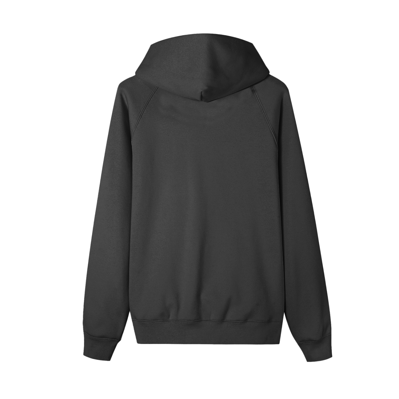 Black hoodie on a white background