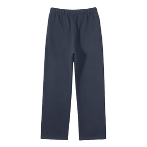 Navy blue pants on a white background