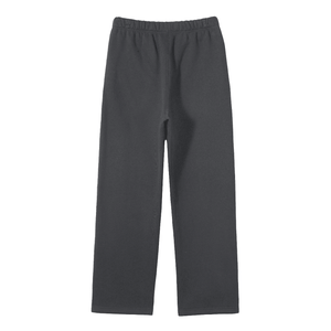 Dark gray sweatpants on a white background