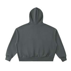 Gray hoodie on a white background