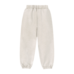 Beige sweatpants on a white background