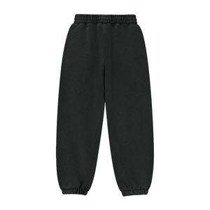 Black sweatpants on a white background