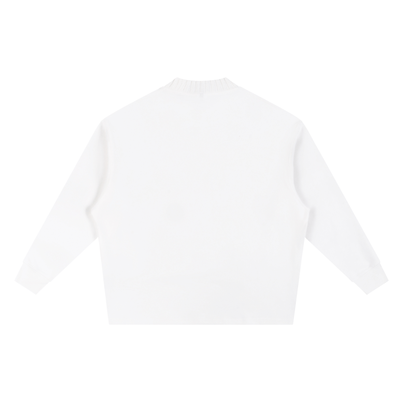 Plain white t-shirt on a light gray background