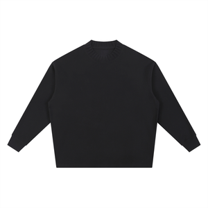 Black sweater on a white background
