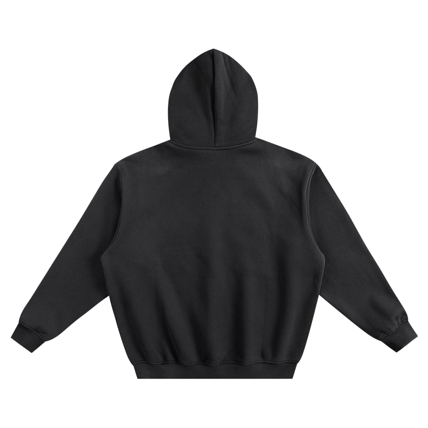 Black hoodie on a white background