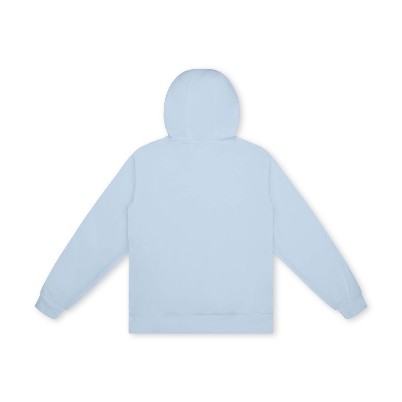 Light Blue hoodie on a white background