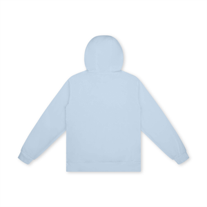 Light Blue hoodie on a white background