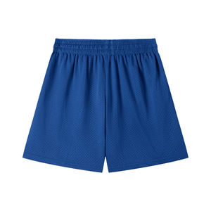 Blue shorts on a white background