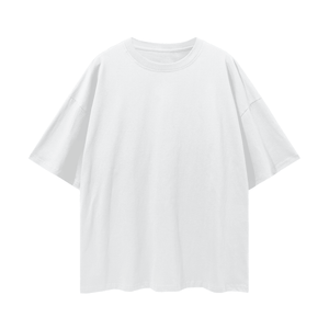 White t-shirt on a white background
