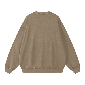 Beige sweatshirt on a white background