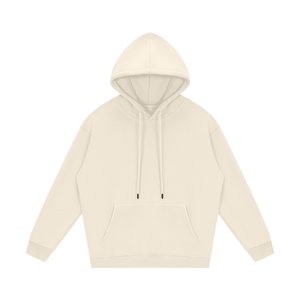 Beige hoodie on a white background
