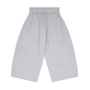Checkered pants on a white background